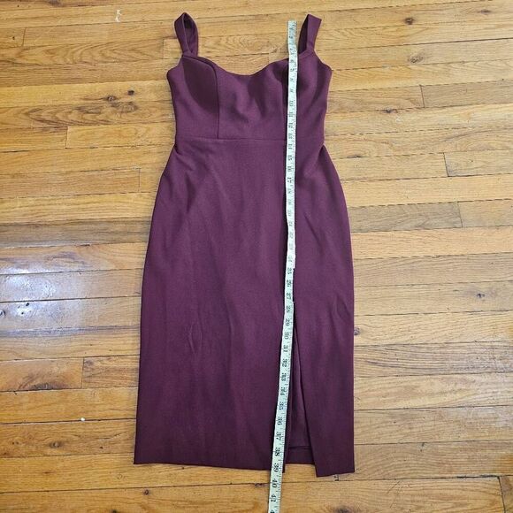 BHLDN Burgundy Midi Dress - Picture 5 of 8